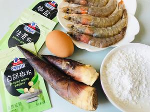 春笋鲜虾片煲汤