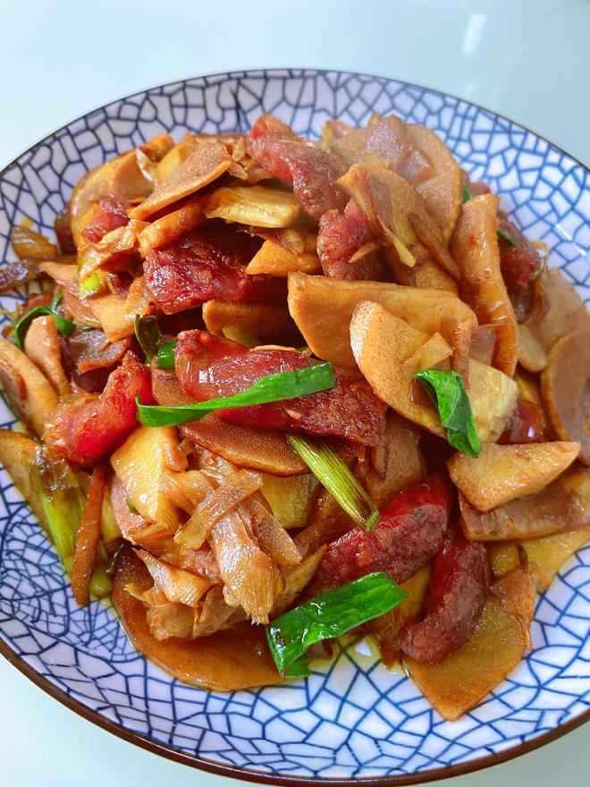 春笋炒腊肠