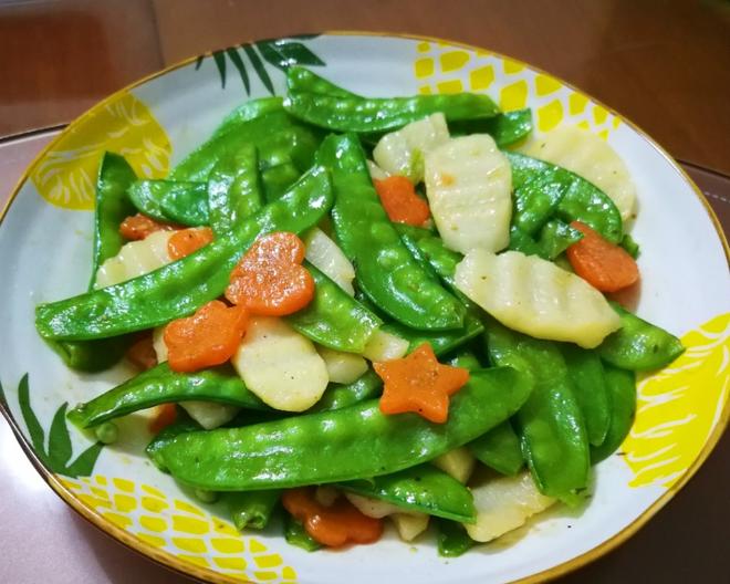 荷兰豆炒山药