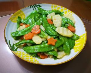 荷兰豆炒山药