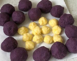 网红爆浆紫薯仙豆糕(低卡版)超长拉丝