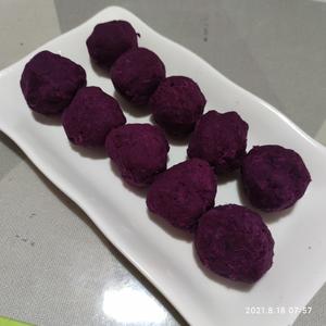 紫薯饼(无糖无油)