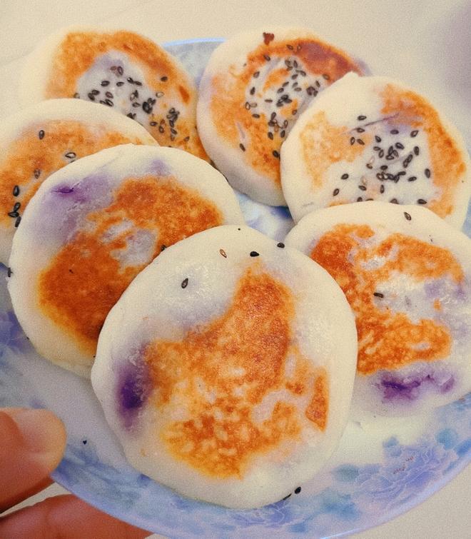 山药紫薯饼—快手早餐