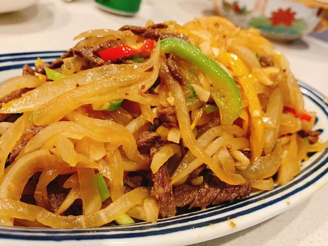 萝卜丝炒牛肉，萝卜小炒最好吃的做法了