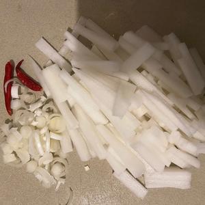 比肉还好吃的，炒白萝卜