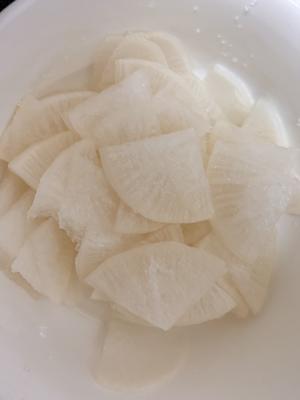 三步爽口酸酸辣辣腌萝卜片小咸菜