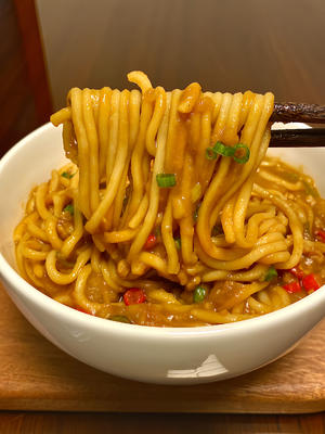 大人小孩爱吃的土豆泥拌面