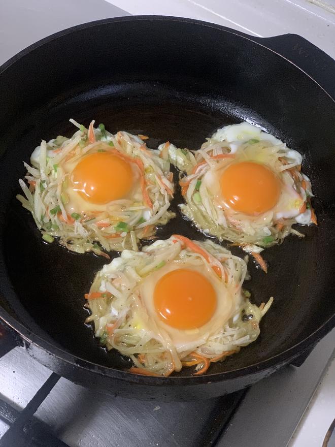 土豆丝和鸡蛋的妙搭