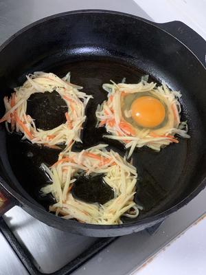 土豆丝和鸡蛋的妙搭