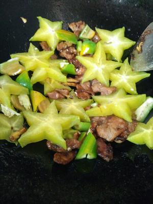杨桃炒肉