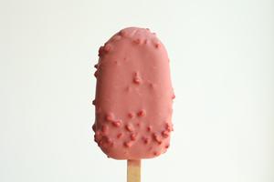 覆盆子/树莓脆皮冰淇淋🍦/高颜值少女心