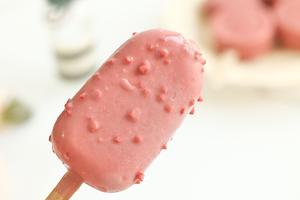 覆盆子/树莓脆皮冰淇淋🍦/高颜值少女心