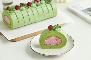 覆盆子/树莓开心果蛋糕卷