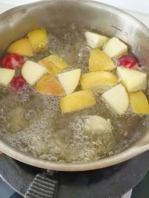 甘蔗煮苹果🍎水 防流感