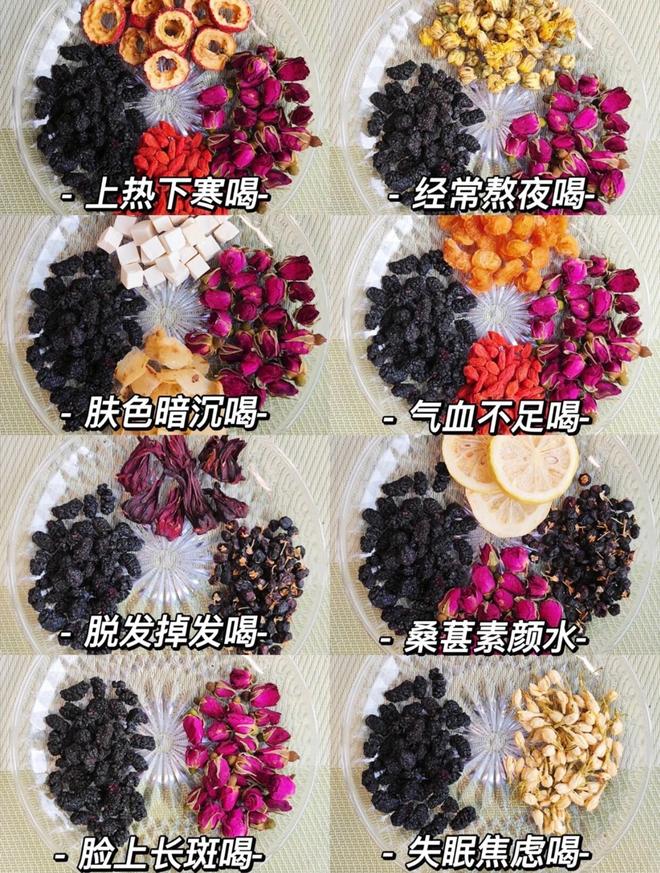 中医养生推荐的桑葚干花茶