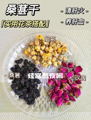 中医养生推荐的桑葚干花茶