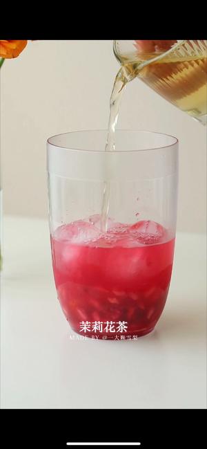 石榴茉莉冰茶🥤巨好喝！不用榨汁机