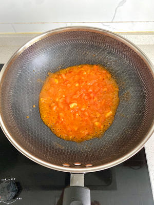 西红柿肉末酱拌面