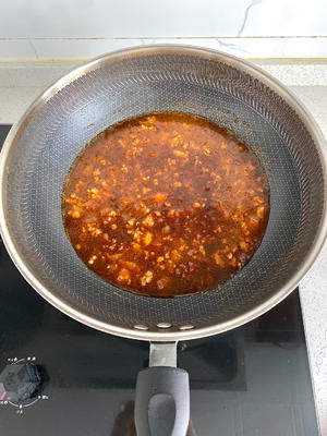 西红柿肉末酱拌面