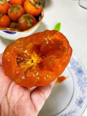 快手无敌零难度香喷喷热呼呼的柿子果酱
