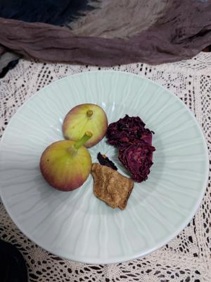 无花果老陈皮玫瑰花（花果茶）
