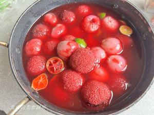 故宫同款：杨梅荔枝冰饮