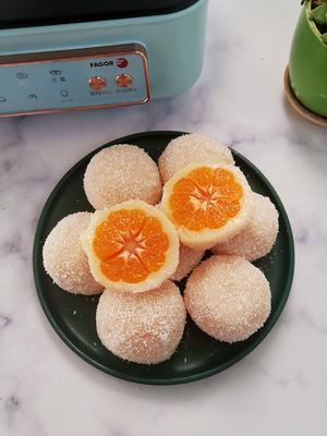 糯叽叽好吃到爆的沙糖桔水果大福