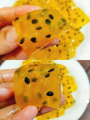 Q弹好吃又养颜的百香果果冻