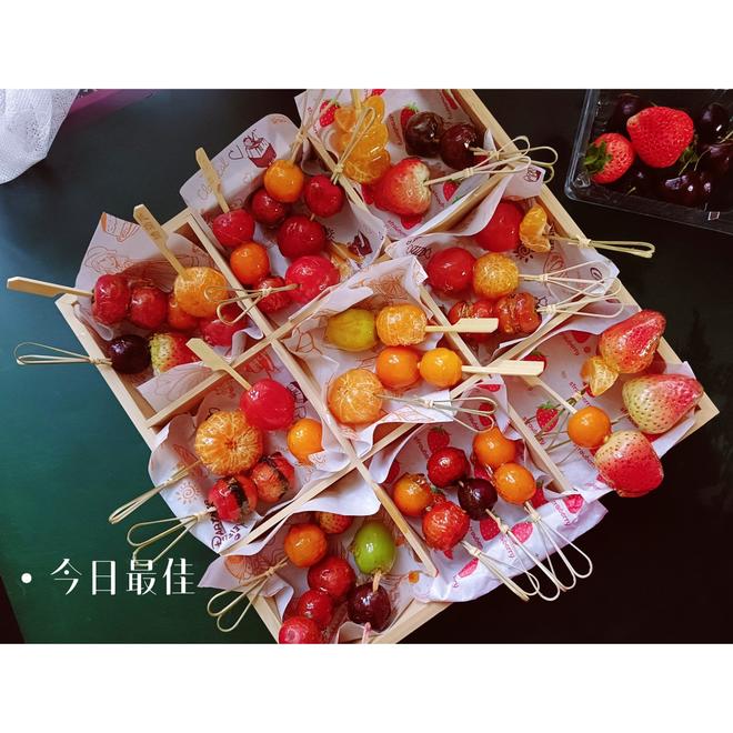 玲珑剔透：不会化糖的网红mini糖葫芦。