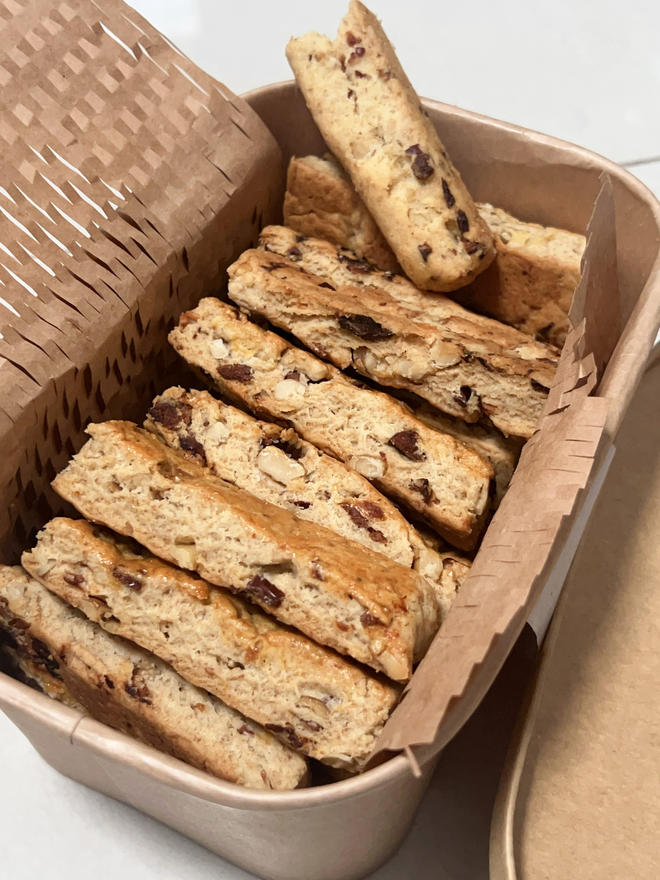 全麦无糖红枣核桃司康能量棒