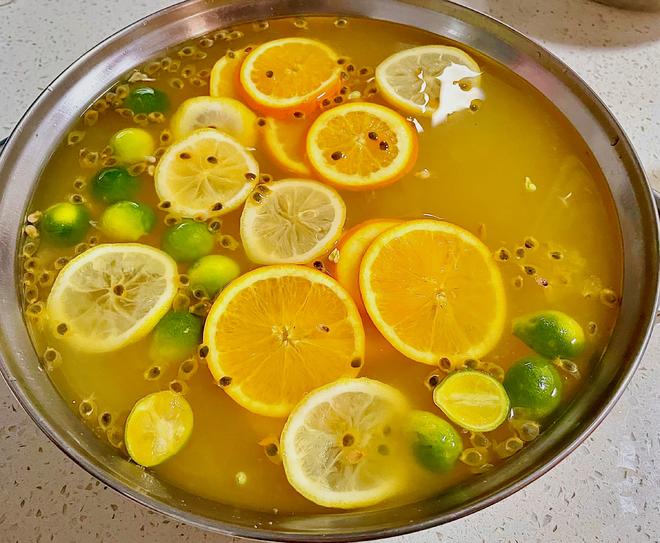 自制无敌好喝夏日解腻水果茶🍊完爆饮品店，新手百分百成功，试试就知道