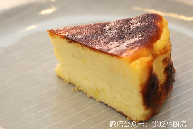 【0294】巴斯克式榴莲乳酪蛋糕（免机器版） <302小厨房>