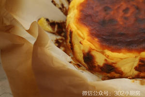 【0294】巴斯克式榴莲乳酪蛋糕（免机器版） &lt;302小厨房&gt;