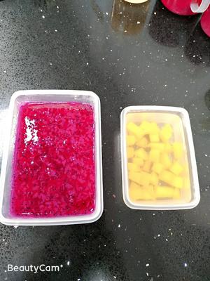 零失败的火龙果果冻~白凉粉版，简单易操作