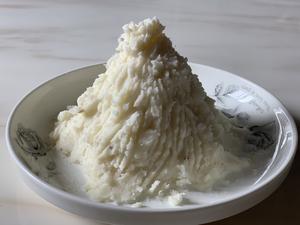小火山（山药泥搭配火龙果）