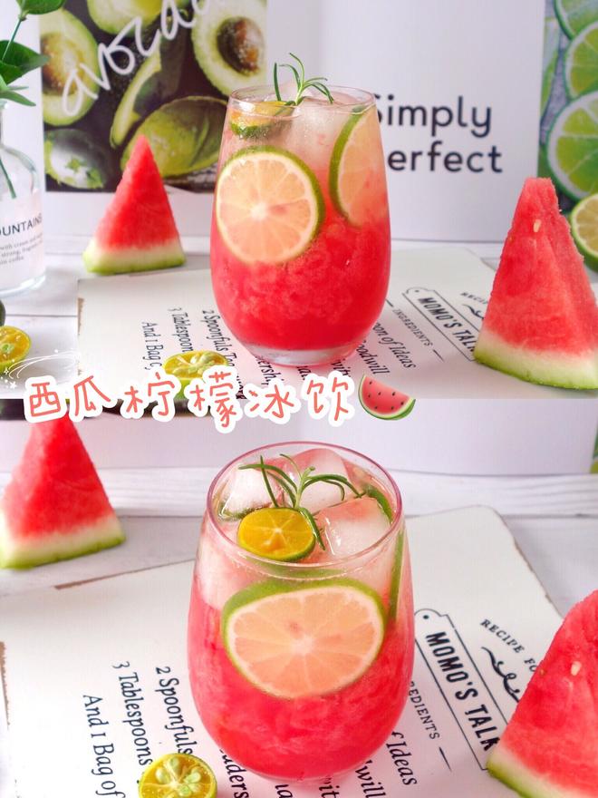 自制夏日神仙饮品❗️西瓜柠檬雪碧饮❗️