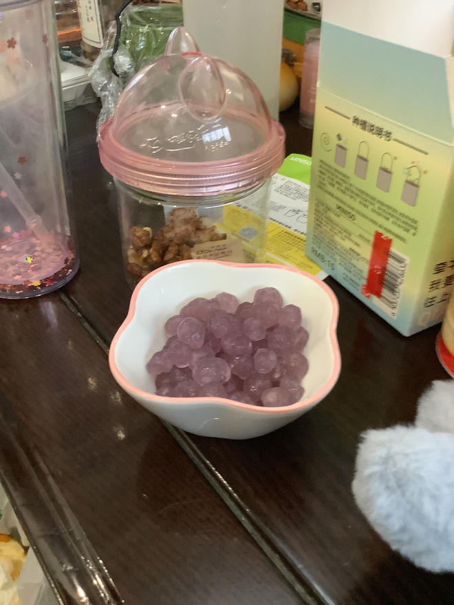 珍珠蓝莓QQ糖麻薯