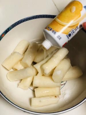 奶香蓝莓山药泥