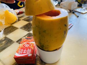 简单好吃零失败的木瓜牛奶冻