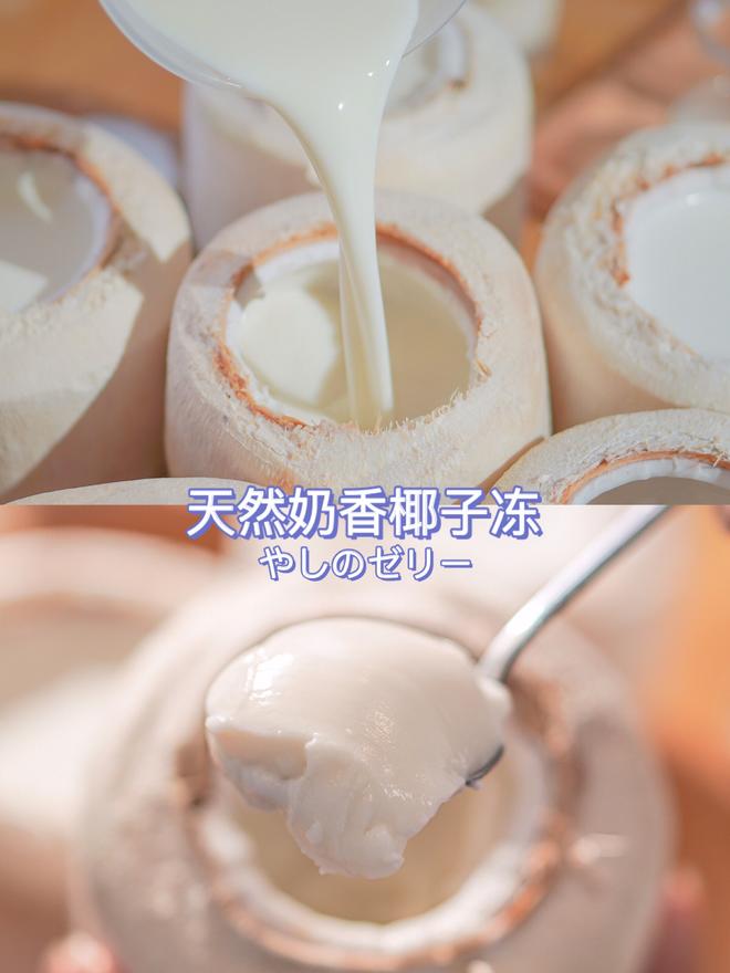 想要做出完美的嫩滑椰子冻🥥记住这个比例就对了