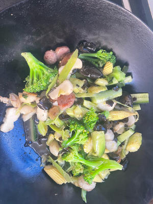 杂菜炒玉米笋