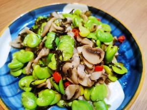 蘑菇鲜蚕豆