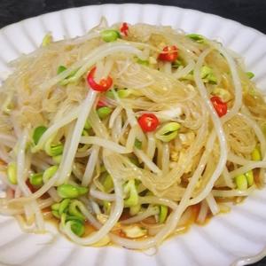一上桌就会被哄抢光的，爽口凉拌菜豆芽粉丝