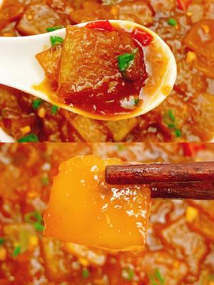 比肉还好吃的红烧冬瓜，鲜嫩多汁