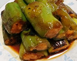 超下饭的青椒酿虾滑