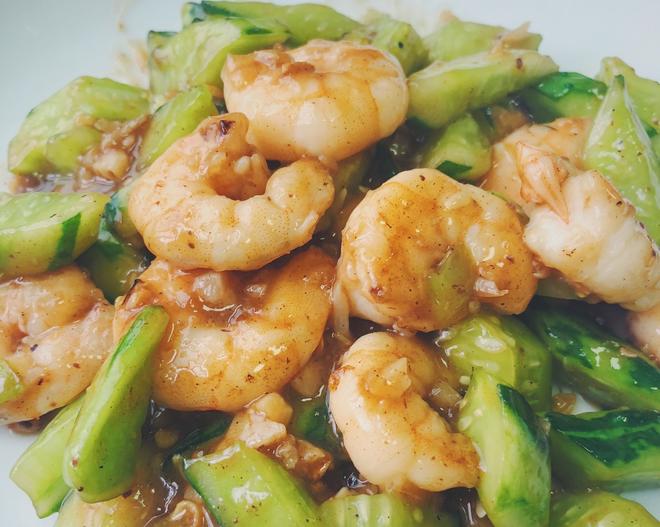 独食快手菜——青瓜炒虾仁