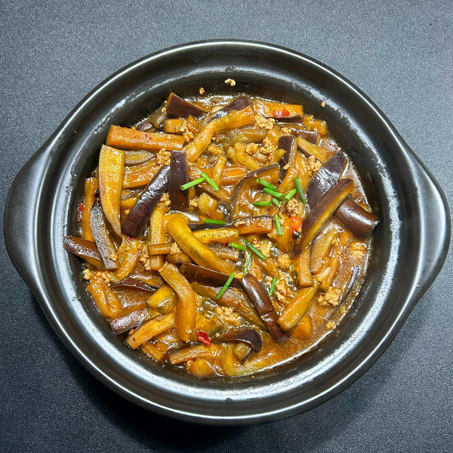 鱼香茄子煲
