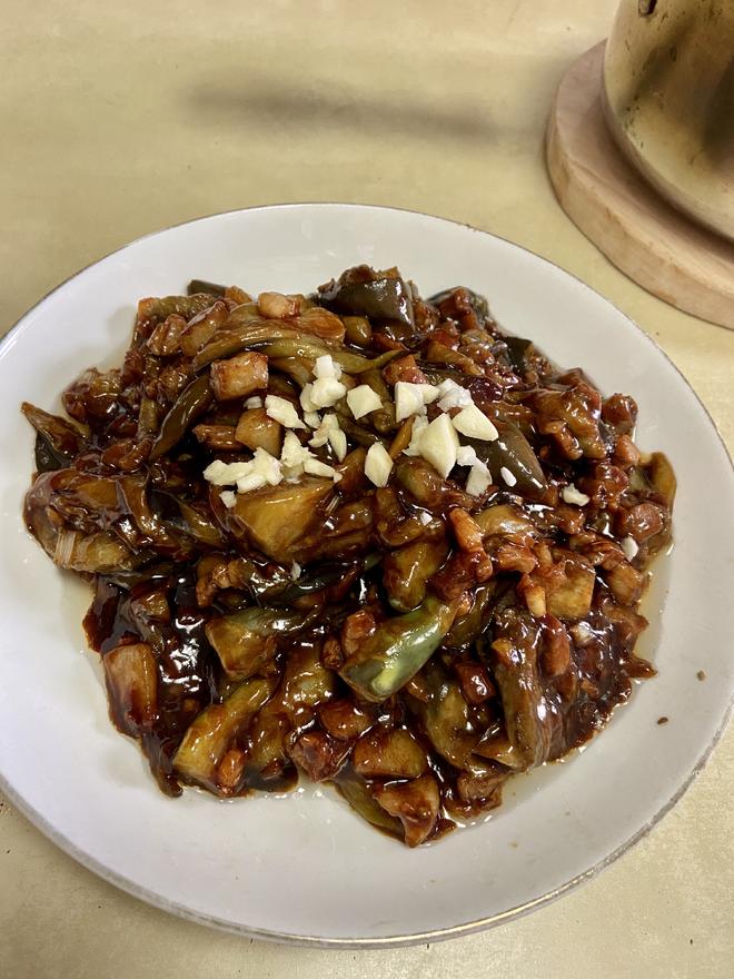 超级下饭酱香味肉末茄子