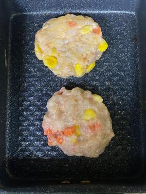 【女儿极力推荐】颗粒感玉米胡萝卜虾饼早餐搭档满口虾肉健身减脂