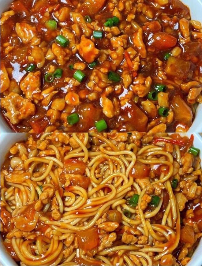番茄肉末拌面